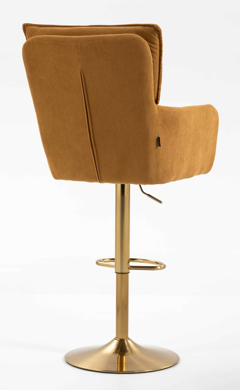 HOKER HR250W ŻÓŁTY CURRY PREMIUM CORD SZTRUKS ZŁOTA PODSTAWA