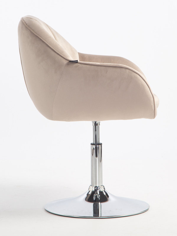 HOKER HR2055N LATTE WELUR CHROMOWANA PODSTAWA