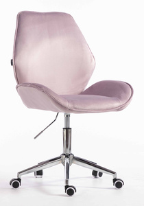 FOTEL HR350K WRZOSOWY WELUR CHROMOWANA PODSTAWA