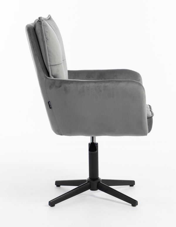 HOKER HR250CROSS GRAFITOWY WELUR  CZARNA PODSTAWA