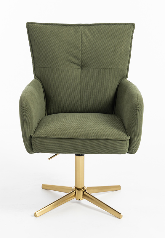 HOKER HR250CROSS ZIELONY SZAŁWIA PREMIUM CORD SZTRUKS ZŁOTA PODSTAWA