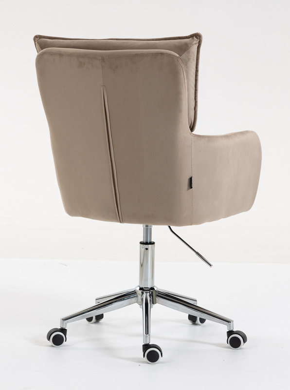 HOKER HR250K LATTE WELUR  CHROMOWANA PODSTAWA