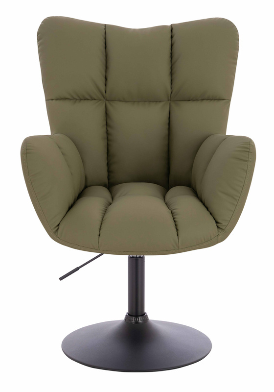 HOKER HR650N KHAKI EKOSKÓRA PREMIUM SOFT CZARNA PODSTAWA