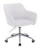 FOTEL HR190K BIAŁY CHROMOWANA PODSTAWA