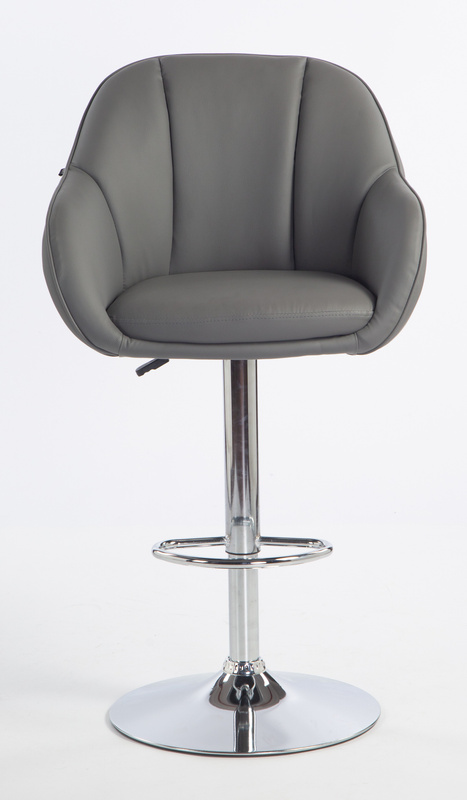 HOKER HR2055W SZARY CHROMOWANA PODSTAWA