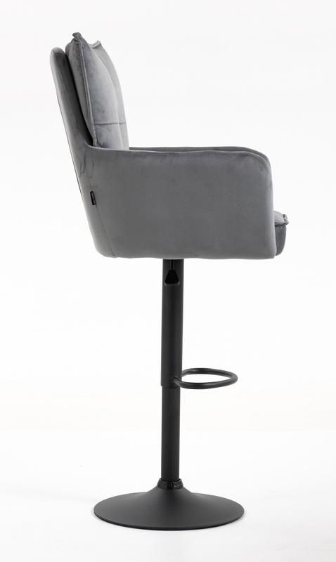 HOKER HR250W GRAFITOWY WELUR CZARNA PODSTAWA