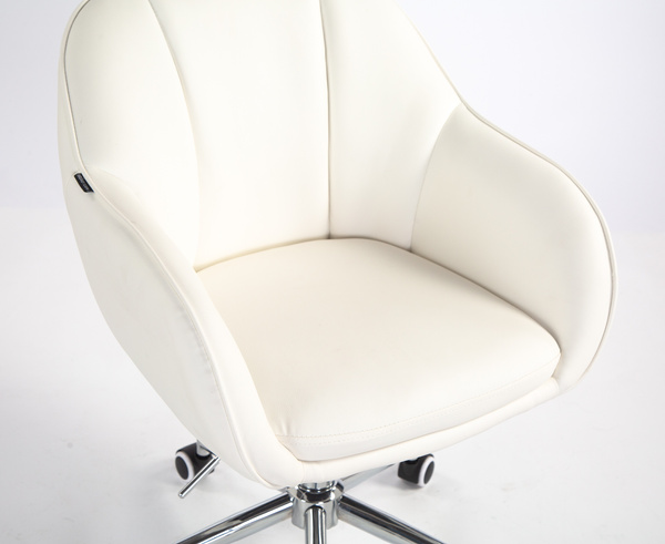 HOKER HR2055K BIAŁY CHROMOWANA PODSTAWA