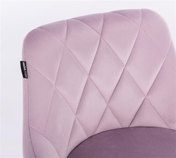 FOTEL HR1054W CHROM WRZOSOWY WELUR