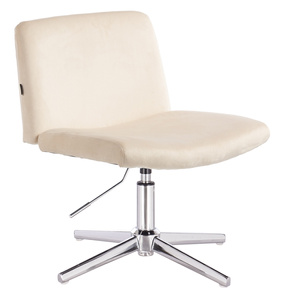 HOKER HR150CROSS KREMOWY WELUR CHROMOWANA PODSTAWA