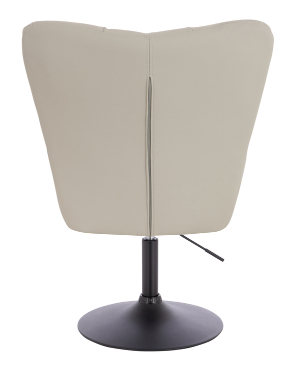 HOKER HR650N ECRU EKOSKÓRA PREMIUM SOFT CZARNA PODSTAWA