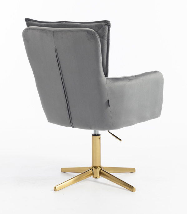 HOKER HR250CROSS GRAFITOWY WELUR  ZŁOTA PODSTAWA