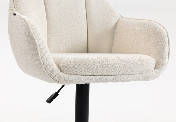 HOKER HR2055KW KREMOWY BARANEK CZARNA PODSTAWA