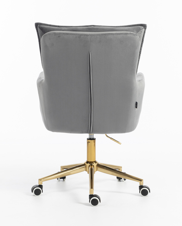 HOKER HR250K GRAFITOWY WELUR  ZŁOTA PODSTAWA