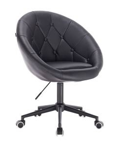 FOTEL HR8516K CZARNY CZARNA PODSTAWA