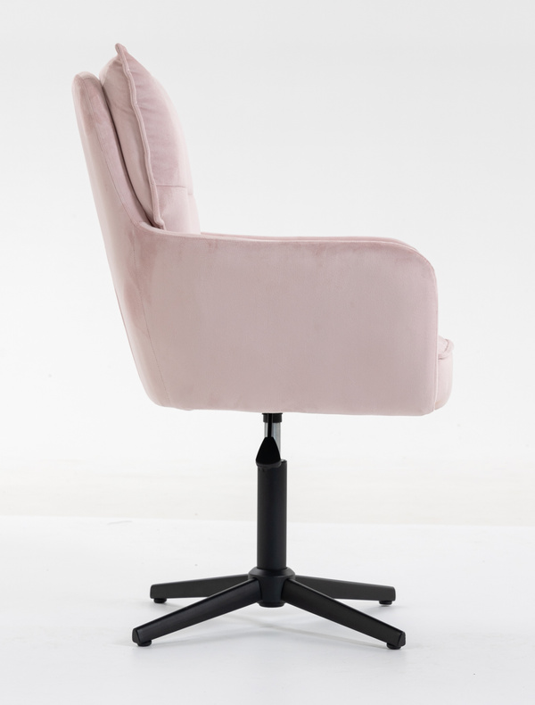 HOKER HR250CROSS PUDROWY RÓŻ WELUR  CZARNA PODSTAWA