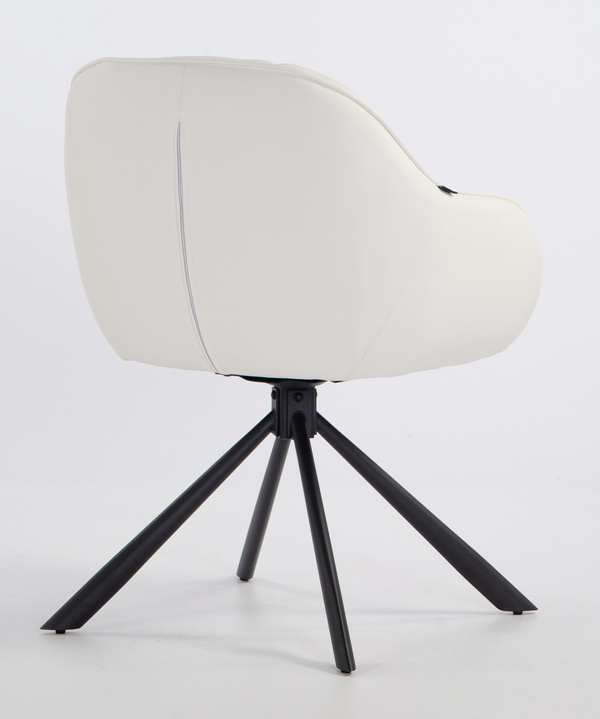 FOTEL HR2055 BIAŁY CZARNY PAJĄK