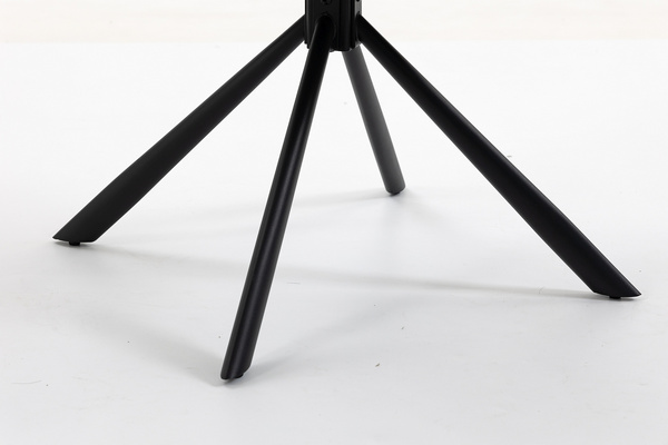 FOTEL HR2055 KREMOWY BARANEK CZARNY PAJĄK