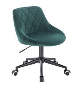 HOKER HR1054K BUTELKOWA ZIELEŃ WELUR CZARNA PODSTAWA