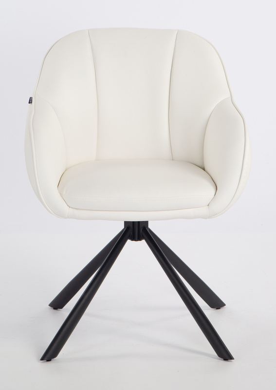 FOTEL HR2055 BIAŁY CZARNY PAJĄK