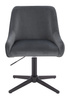 FOTEL HR920CROSS GRAFITOWY WELUR CZARNA PODSTAWA