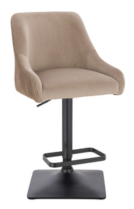 FOTEL HR920KW LATTE WELUR CZARNA PODSTAWA