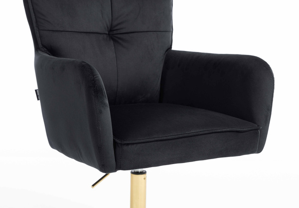 HOKER HR250CROSS CZARNY WELUR  ZŁOTA PODSTAWA