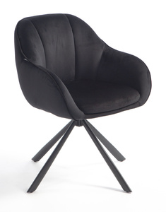 HOKER HR2055 CZARNY WELUR CZARNY PAJĄK