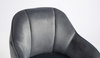 HOKER HR2055N GRAFITOWY WELUR CHROMOWANA PODSTAWA