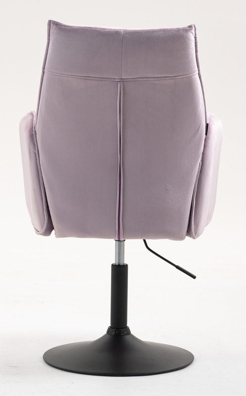 FOTEL HR280N WRZOSOWY WELUR CZARNA PODSTAWA