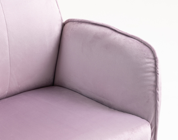 FOTEL HR280K WRZOSOWY WELUR ZŁOTA PODSTAWA