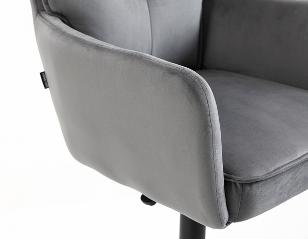 HOKER HR250W GRAFITOWY WELUR CZARNA PODSTAWA