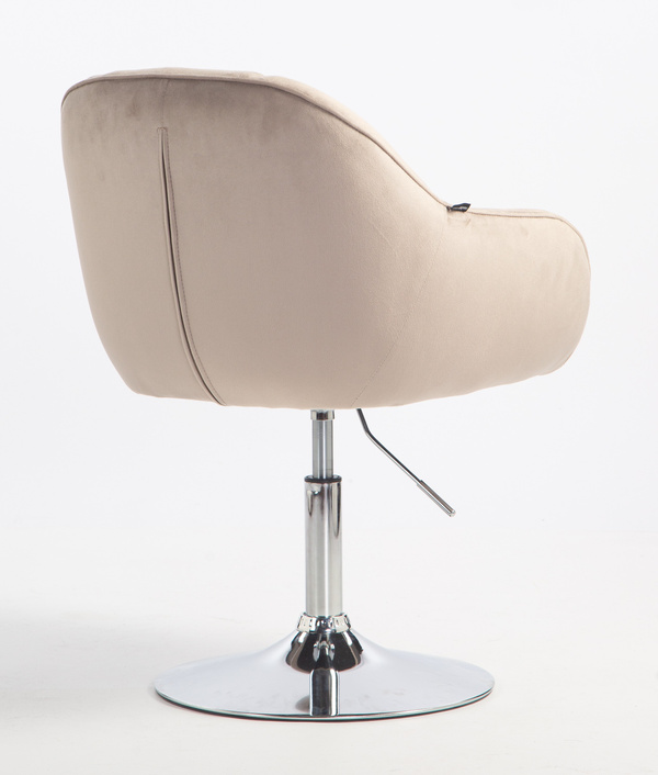 HOKER HR2055N LATTE WELUR CHROMOWANA PODSTAWA