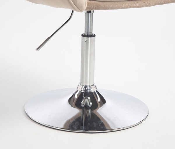 HOKER HR2055N LATTE WELUR CHROMOWANA PODSTAWA