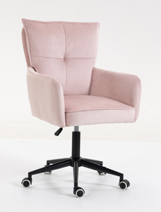 HOKER HR250K PUDROWY RÓŻ WELUR  CZARNA PODSTAWA