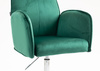 FOTEL HR280K BUTELKOWA ZIELEŃ WELUR CHROMOWANA PODSTAWA
