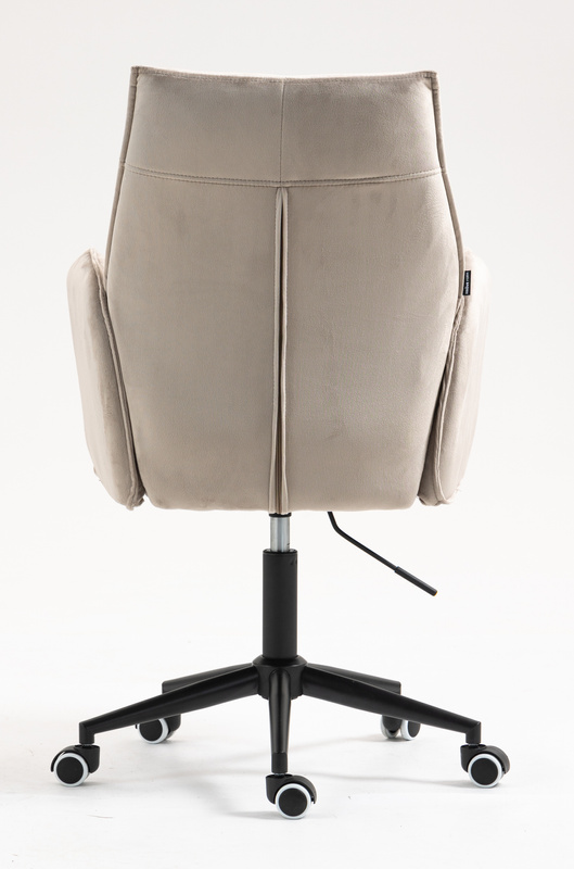 FOTEL HR280K LATTE WELUR CZARNA PODSTAWA