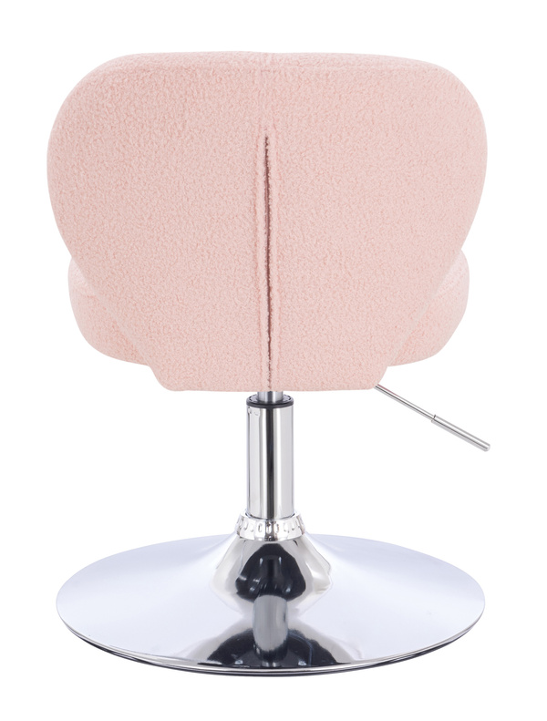 HOKER HR193N PUDROWY RÓŻ BARANEK CHROMOWANA PODSTAWA