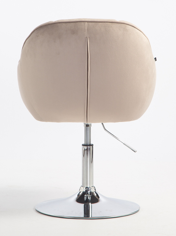 HOKER HR2055N LATTE WELUR CHROMOWANA PODSTAWA