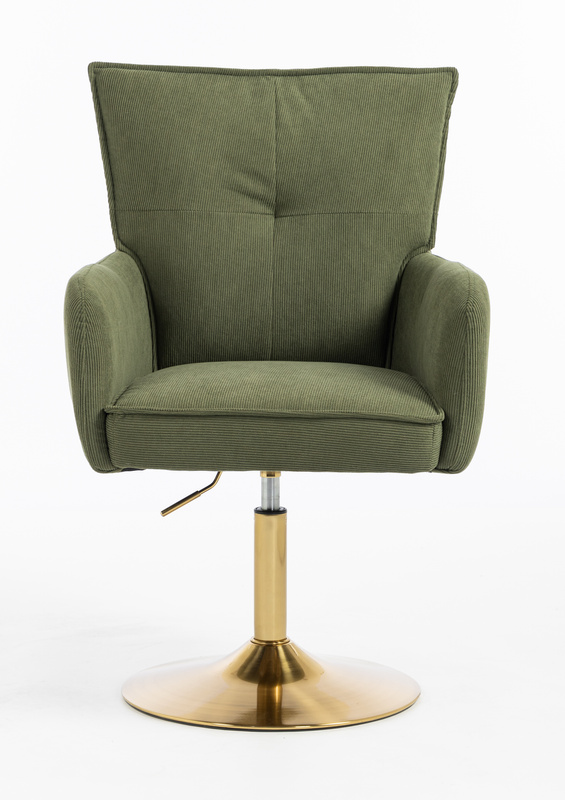 HOKER HR250N ZIELONY SZAŁWIA PREMIUM CORD SZTRUKS ZŁOTA PODSTAWA