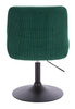 FOTEL HR920N BUTELKOWA ZIELEŃ WELUR CZARNA PODSTAWA
