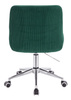 FOTEL HR920K BUTELKOWA ZIELEŃ WELUR CHROMOWANA PODSTAWA
