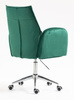 FOTEL HR280K BUTELKOWA ZIELEŃ WELUR CHROMOWANA PODSTAWA