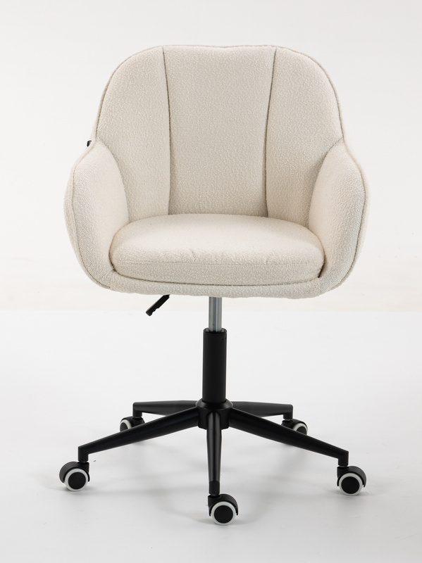 HOKER HR2055K KREMOWY BARANEK CZARNA PODSTAWA