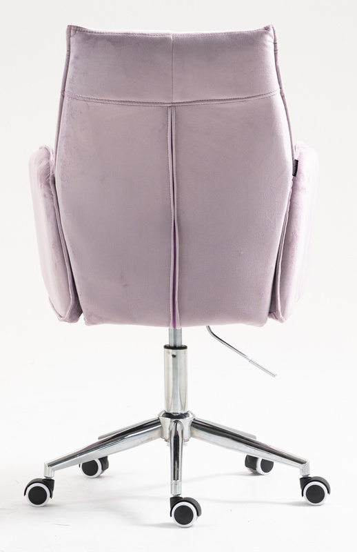 FOTEL HR280K WRZOSOWY WELUR CHROMOWANA PODSTAWA