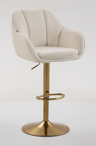 HOKER HR2055W KREMOWY BARANEK ZŁOTA PODSTAWA