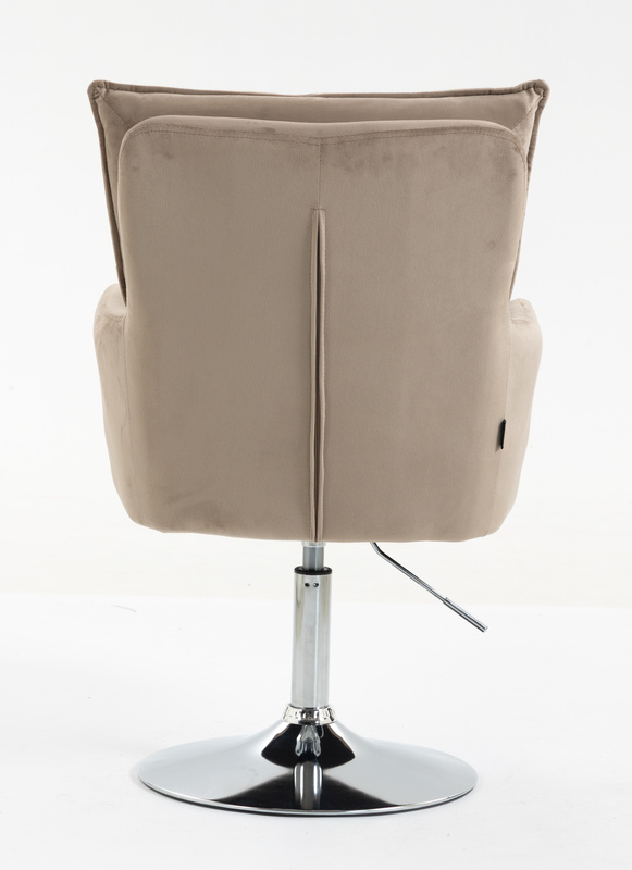 HOKER HR250N LATTE WELUR  CHROMOWANA PODSTAWA