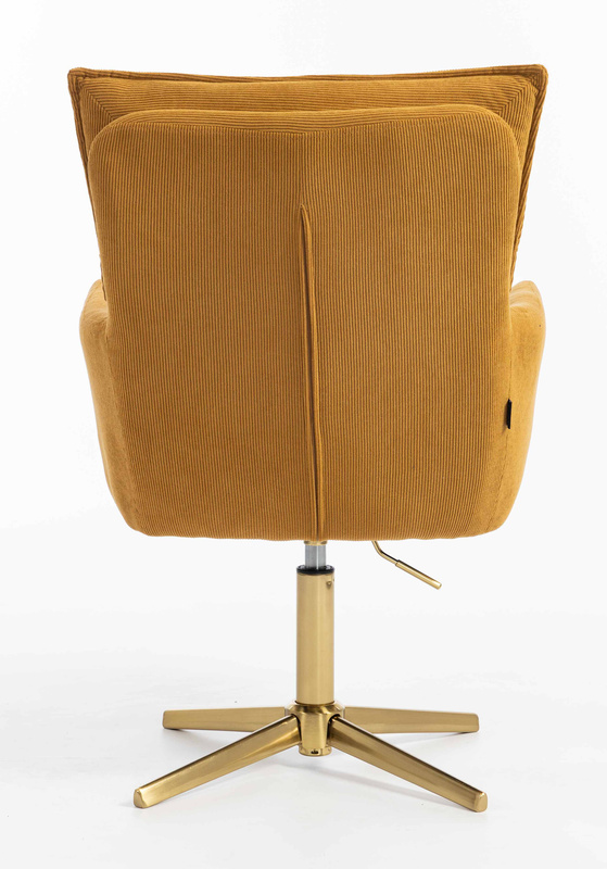 HOKER HR250CROSS ŻÓŁTY CURRY PREMIUM CORD SZTRUKS ZŁOTA PODSTAWA