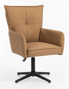 HOKER HR250CROSS KARMELOWY EKOSKÓRA PREMIUM SOFT CZARNA PODSTAWA