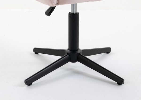 HOKER HR250CROSS PUDROWY RÓŻ WELUR  CZARNA PODSTAWA