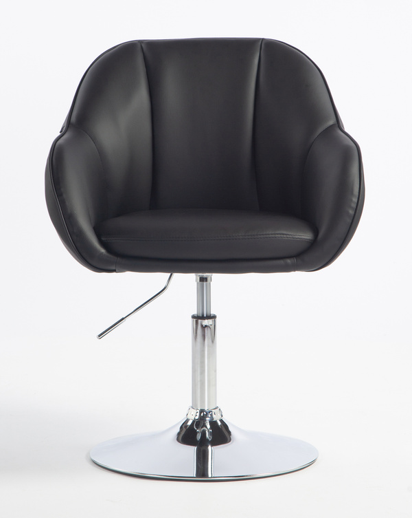 HOKER HR2055N CZARNY CHROMOWANA PODSTAWA